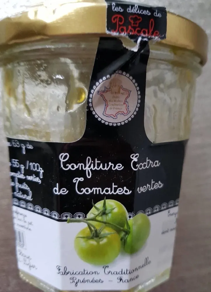 Confiture extra de tomates vertes
