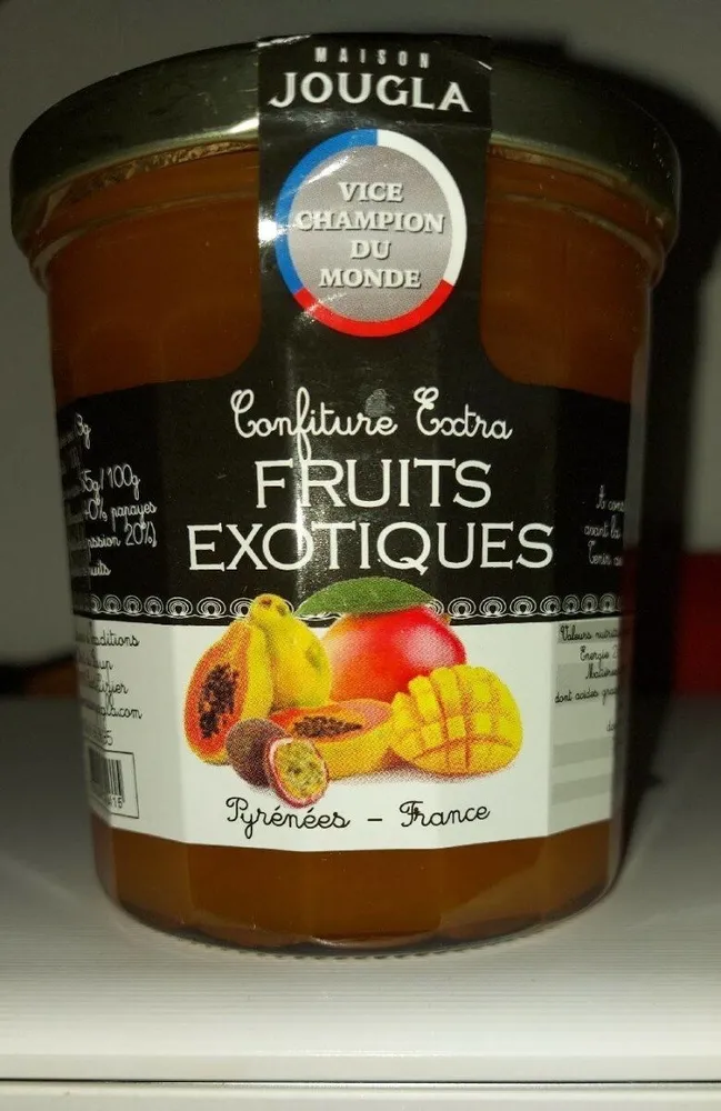 Confiture extra de fruits exotiques