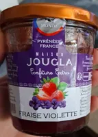 Confiture fraise violette
