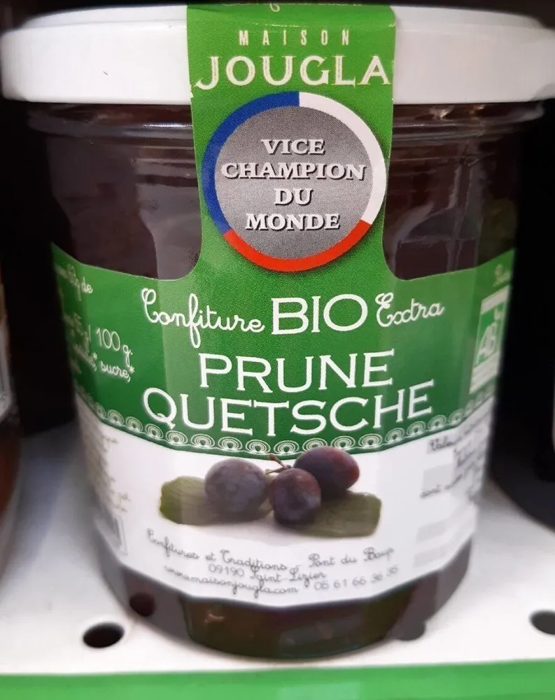 Confiture bio extra Prune Quetsche