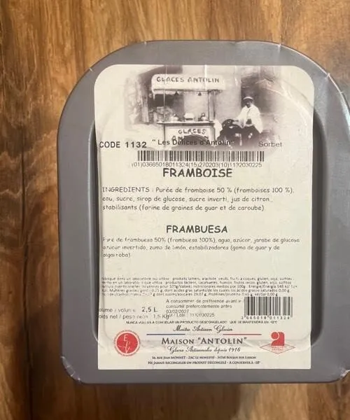 Sorbet framboise