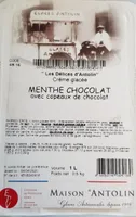 Crème glacée methe chocolat