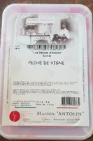 Sorbet pêche de vigne