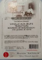 Vanille aux œufs tradition