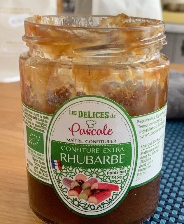 Confiture extra rhubarbe