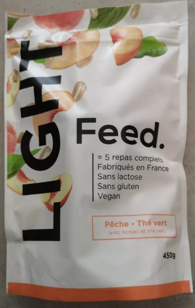 Feed light saveur Pêche - Thé vert
