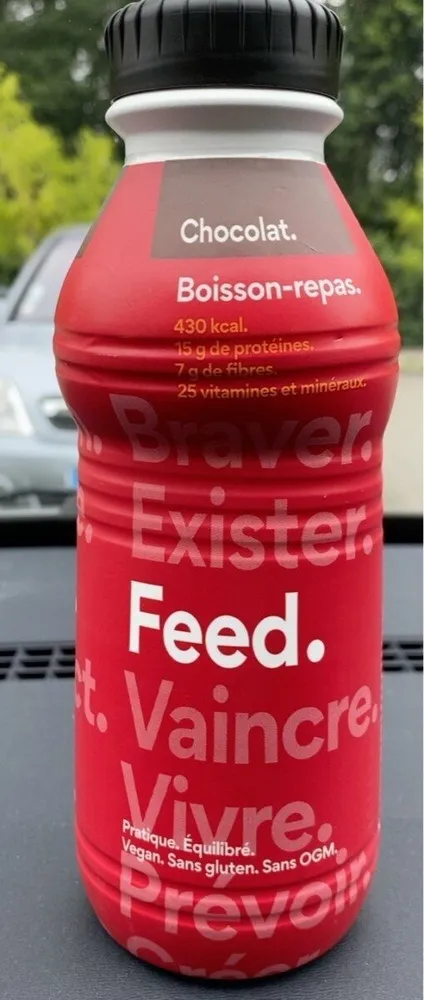 Boisson-repas. Saveur chocolat