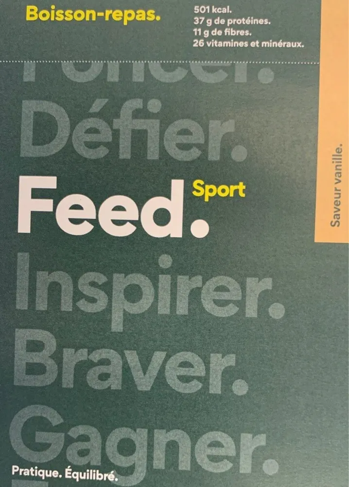 Boisson-repas SPORT vanille