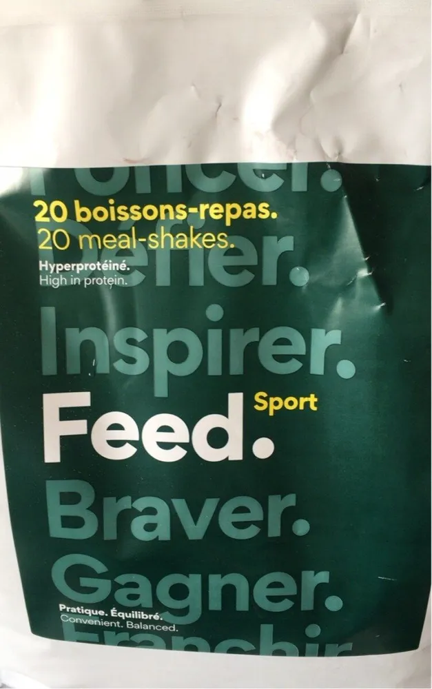 Repas sport noisette chocolat