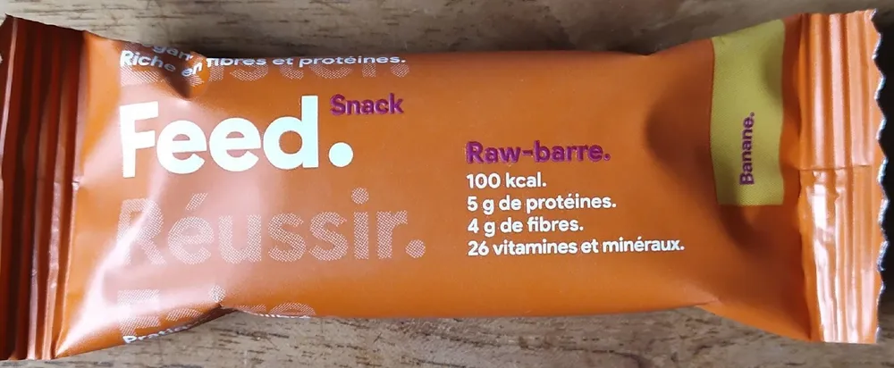 Feed. Snack raw-barre Banane