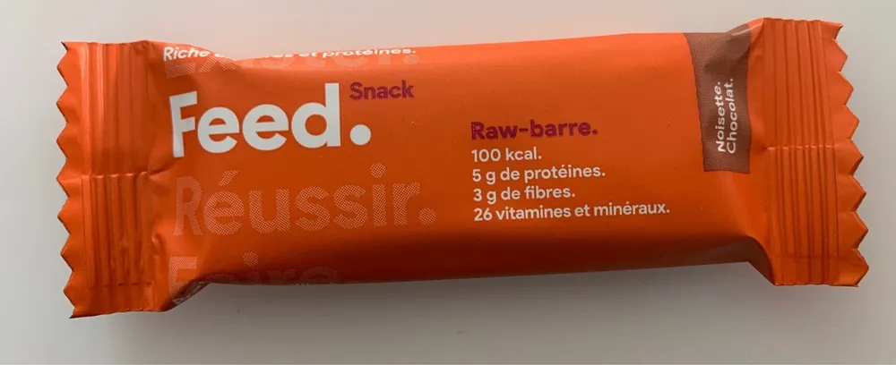 Raw Barre Noisette Chocolat