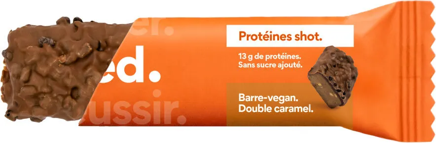 Barre Protéines shot Double-caramel