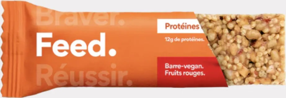Barre céréales Protéines shot Fruits rouges