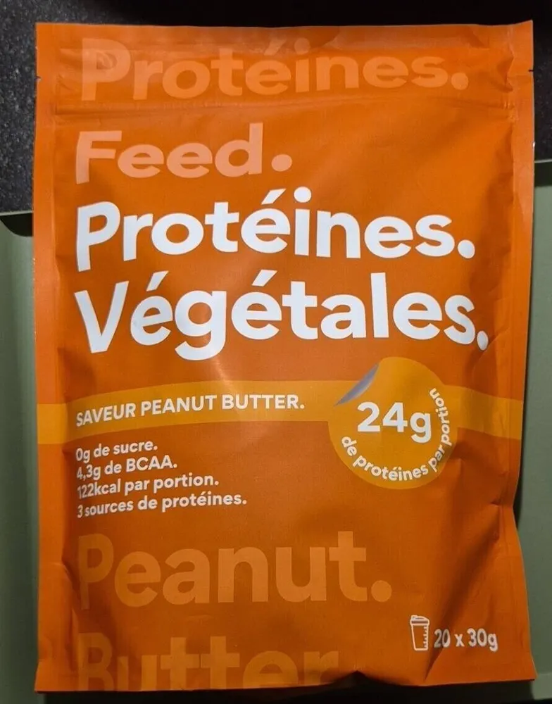 Protéines Végétales. SAVEUR PEANUT BUTTER.