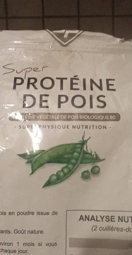 Proteine de pois bio