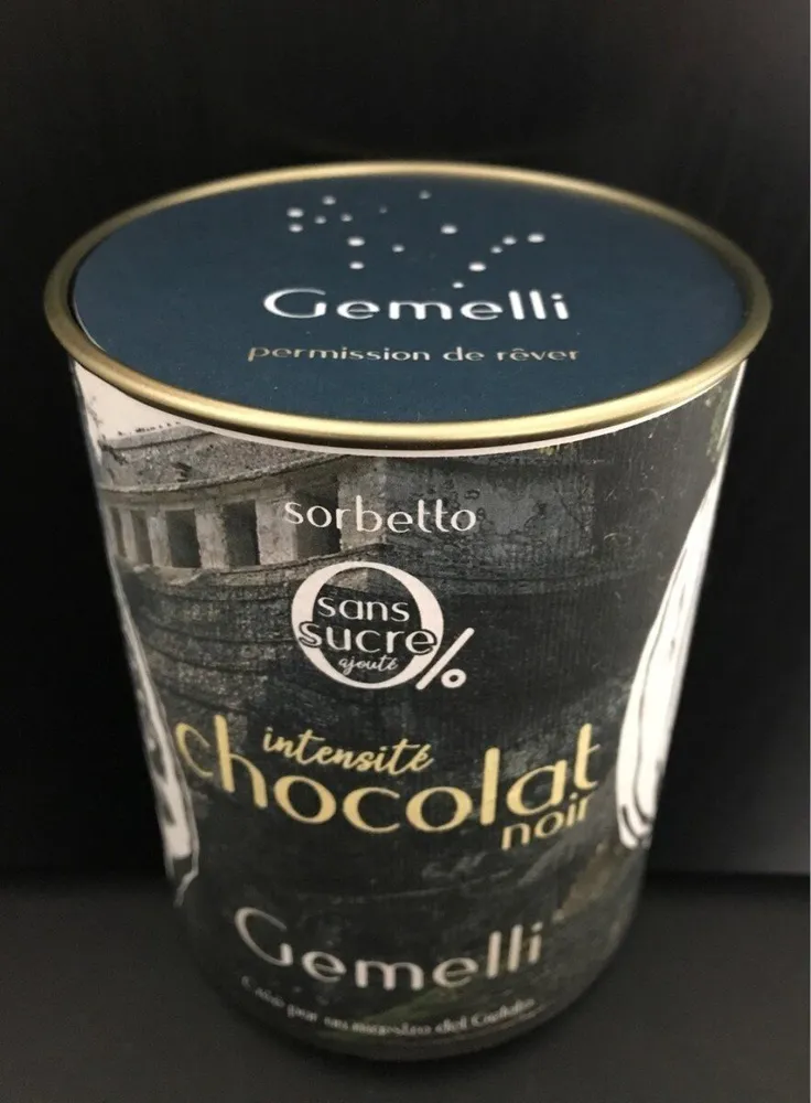 Intensité chocolat noir