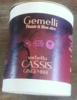 Sorbetto cassis gingembre