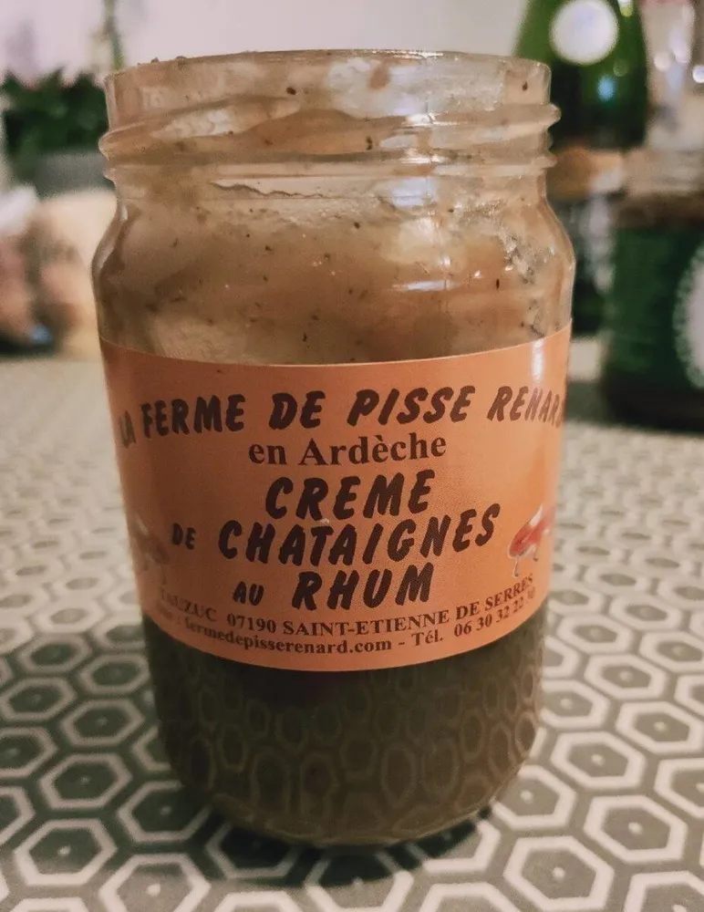 Crème de châtaignes au Rhum