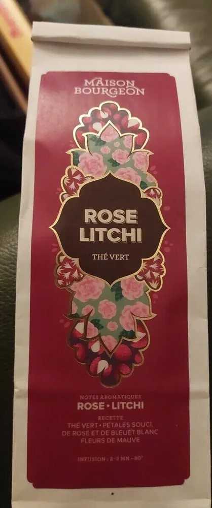 thé vert rose litchi