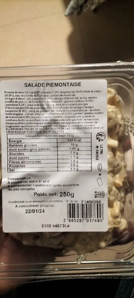 Salade piémontaise