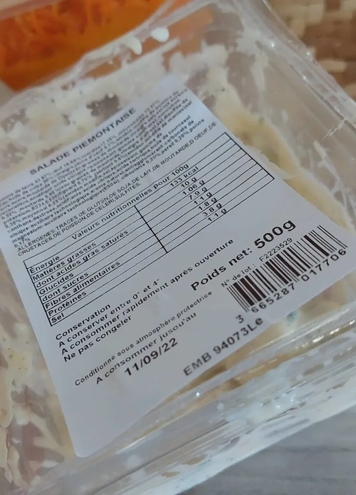 Salade piemontaise