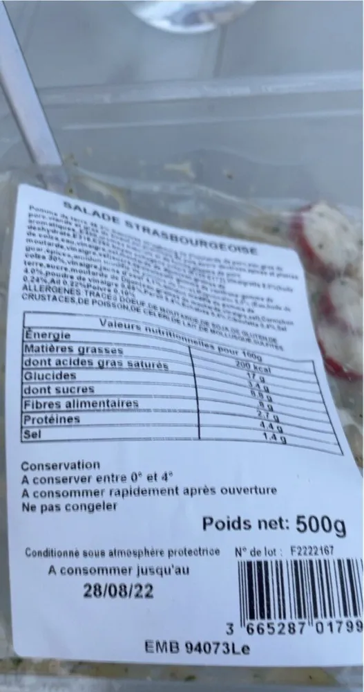 Salade strasbourgeoise