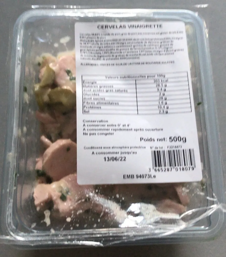 Cervelas vinaigrette