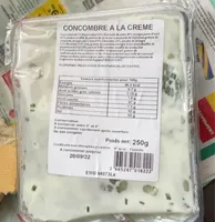 Concombre à la crème
