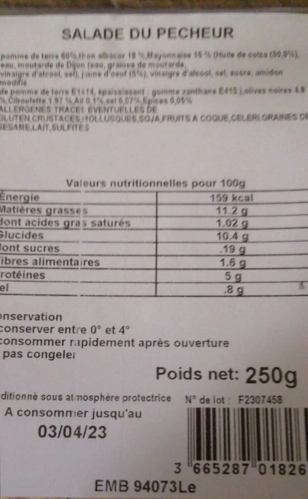 Salade du pêcheur