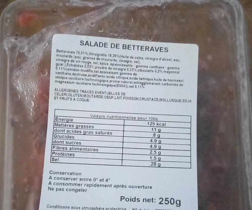 Salade de betterave