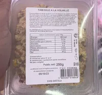 Taboule a la volaille