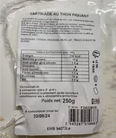 Tartinade au thon piquant