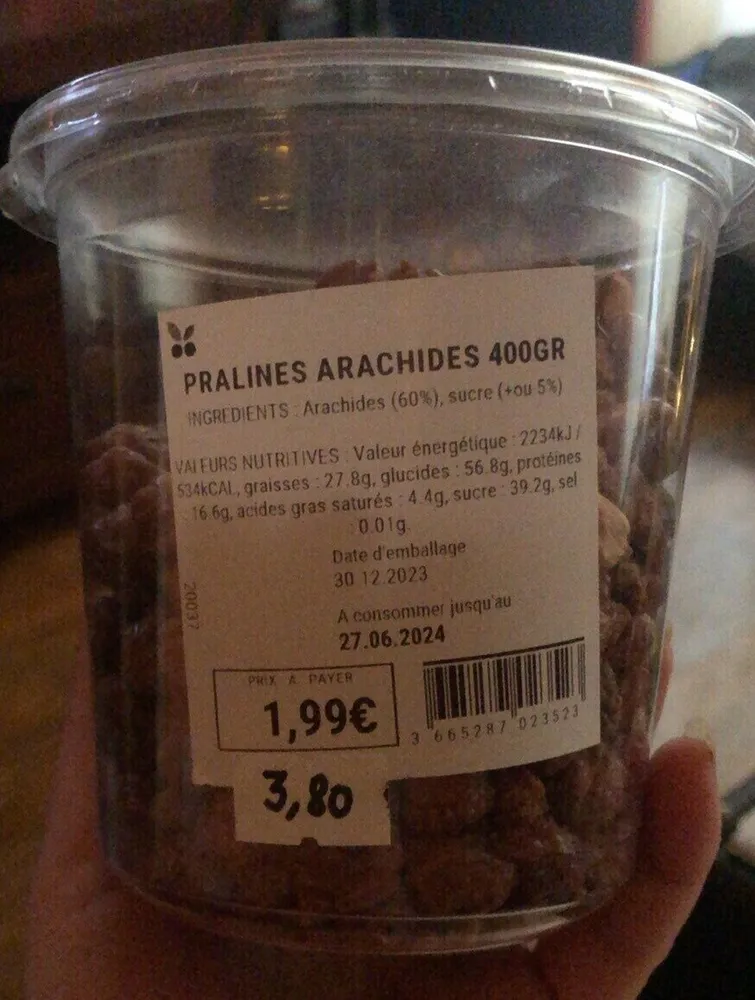 Pralines arachides
