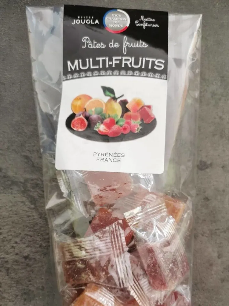 Pâtes de fruits multifruits