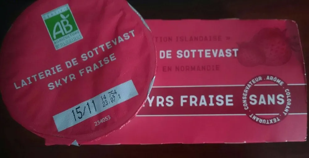 2 Skyrs fraise