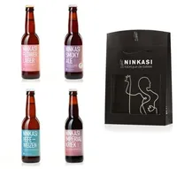4 x 33cl - Coffret cadeau Ninkasi Signature n°2 : Ninkasi Imperial Kriek, Ninkasi Hefeweizen, Ninkasi Smoky Ale et Ninkasi Flower Lager
