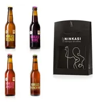 4 x 33cl - Coffret cadeau Ninkasi Classique n°2 : Ninkasi Blonde, Ninkasi Ambrée, Ninkasi French IPA et Ninkasi Noire