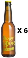 Lot 6x33cl - Bière artisanale Blonde des Alpes by Mandrin - 4,8% alc./Vol - Brasserie du Dauphiné - Médaille Argent WBA 2017