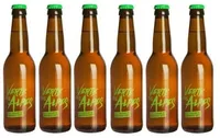 Lot 6x33cl - Bière artisanale Verte des Alpes by Mandrin à la liqueur de Chartreuse verte 4,8% alc./Vol - Brasserie du Dauphiné