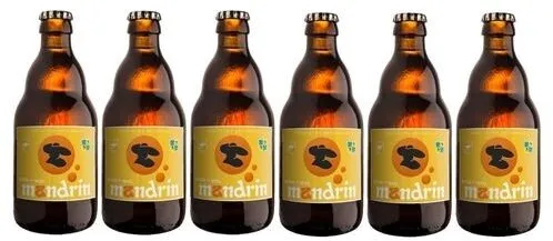 Lot 6x33cl - Bière artisanale Mandrin au Miel - 33cl 4,8% alc./Vol- Brasserie du Dauphiné