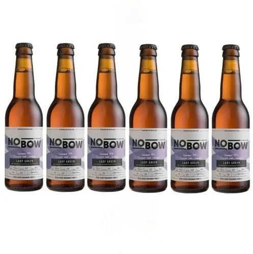 Lot 6x33cl - Bière artisanale Lady Green by Mandrin - 33cl 6% alc./Vol- Brasserie du Dauphiné