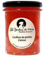 Confiture de pomme d'Amour - Les Jardins de Marie - Meilleure confiturière de Monde - pot
