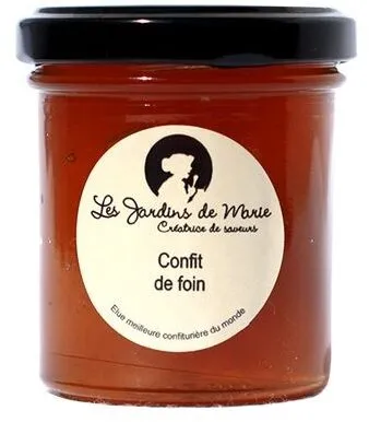 Confit de Foin - Les Jardins de Marie - Meilleure confiturière de Monde - pot
