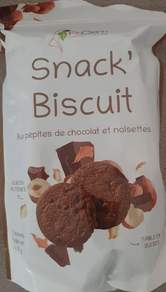 Snack’ biscuit chocolat et noisettes