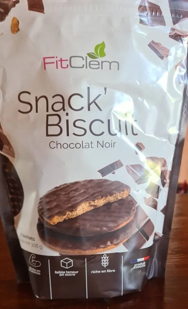 Biscuit nappe chocolat