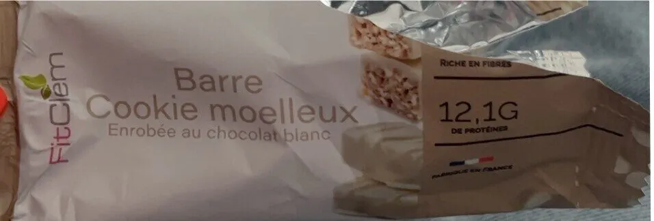 Barre cookies moelleux