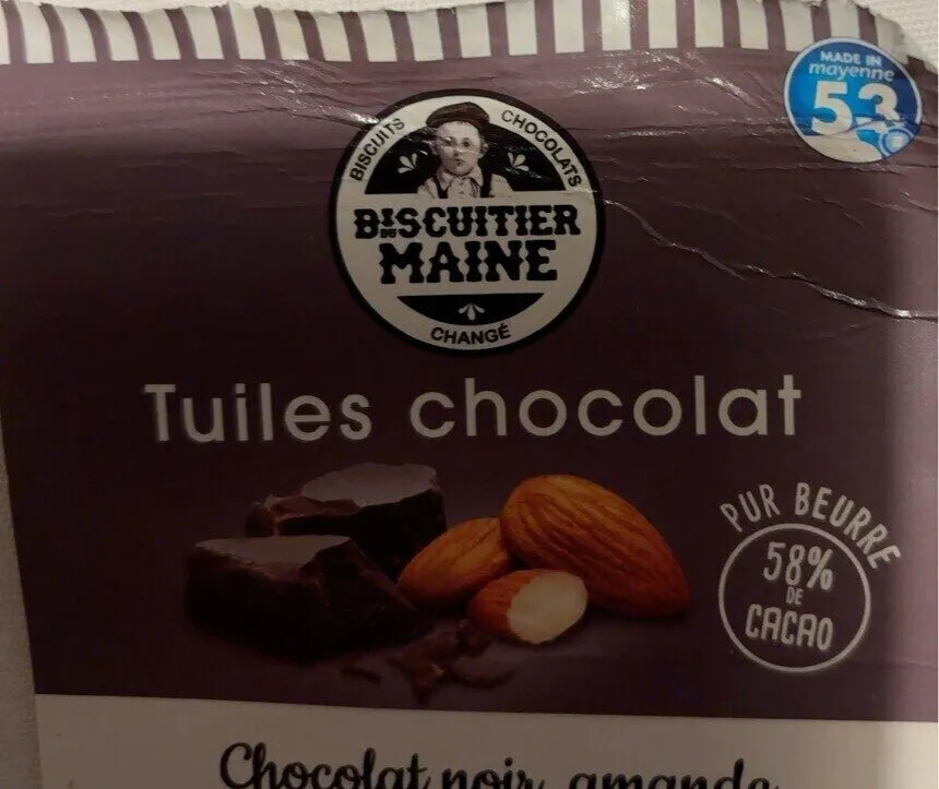 Tuiles, chocolat