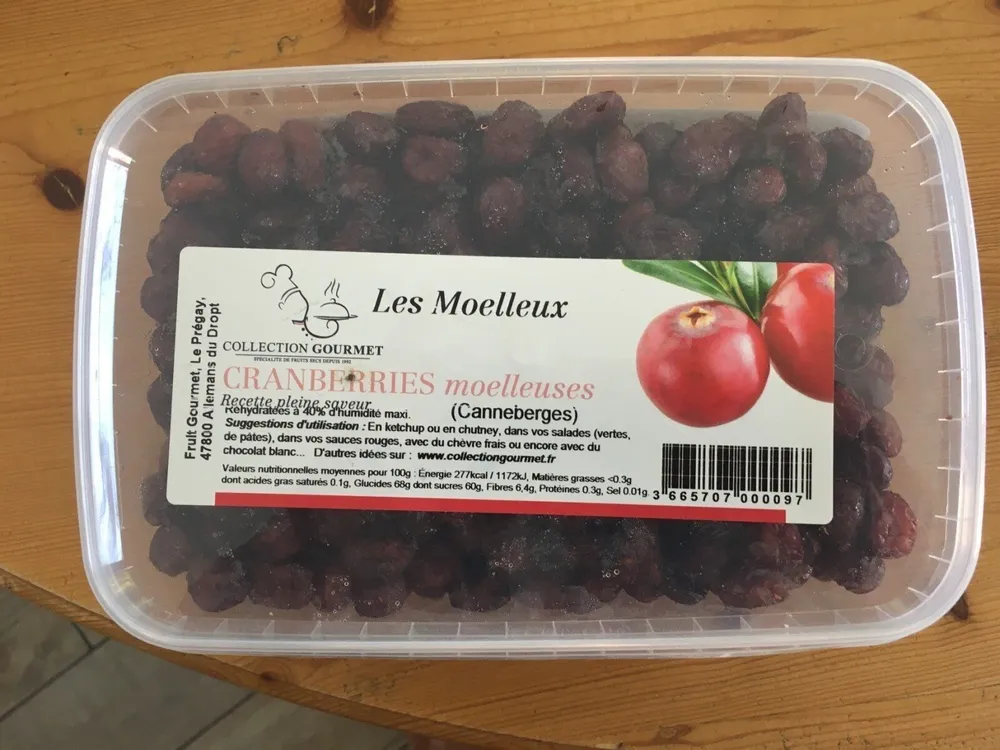 Cranberries moelleuses