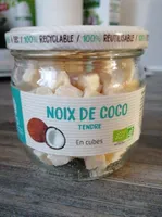 Noix de coco en cubes bio