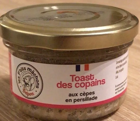 Toast des copains aux cèpes en persillade